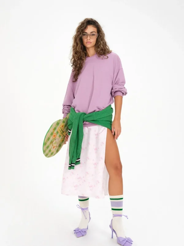 Hot For Love & Lemons Hooded Sweatshirt Purple