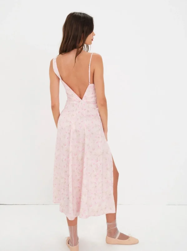 Online For Love & Lemons Ilana Midi Dress Pink