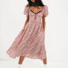 Best For Love & Lemons Isadora Midi Dress Multi