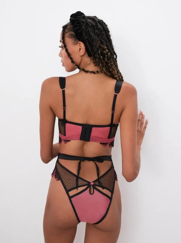 Shop For Love & Lemons Ivy Bustier Black