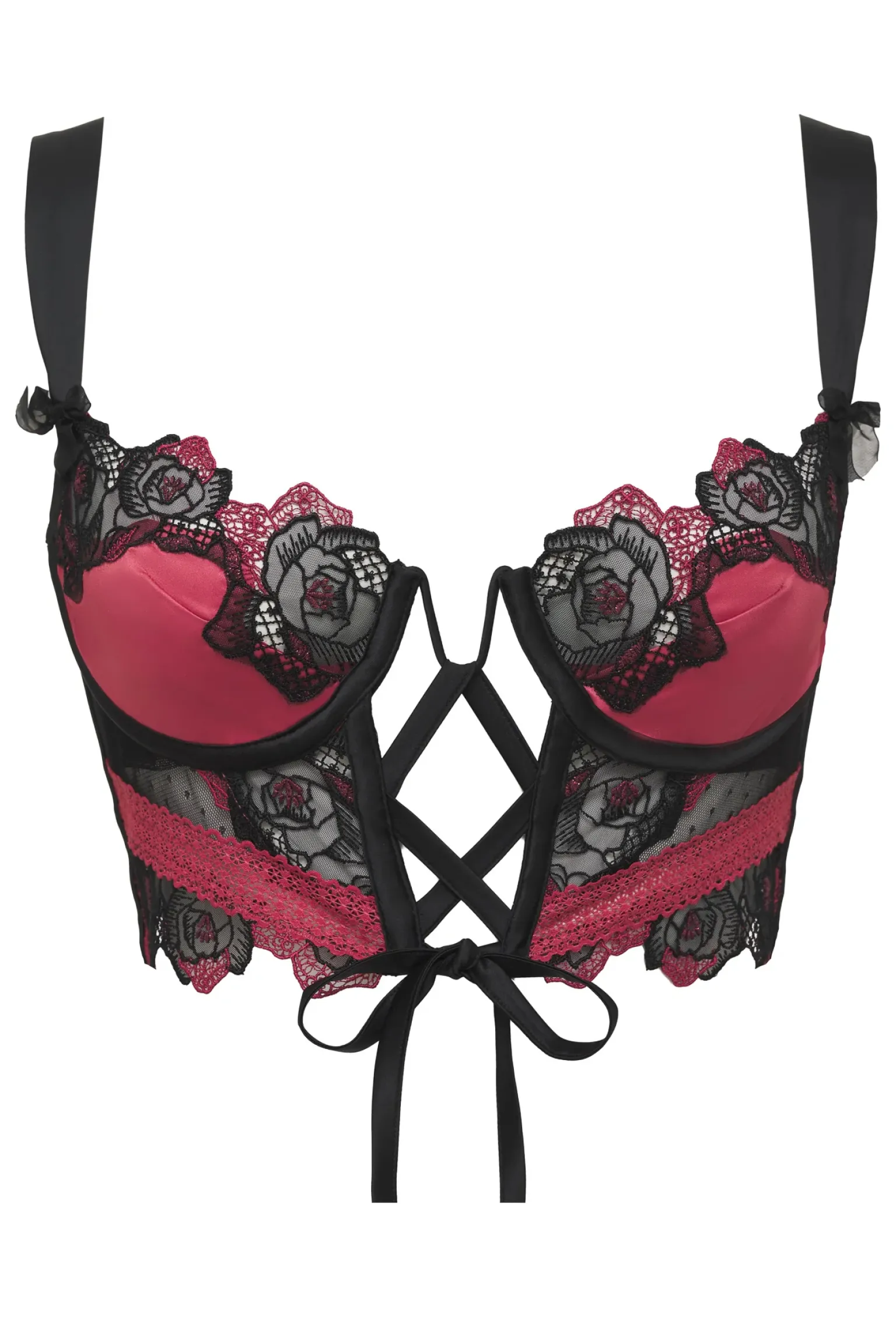 ivy_bustier_4.webp Shop For Love & Lemons Ivy Bustier Black