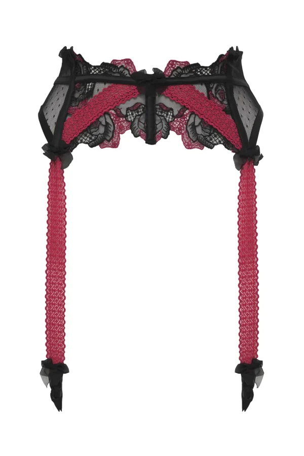 Online For Love & Lemons Ivy Garter Belt Black