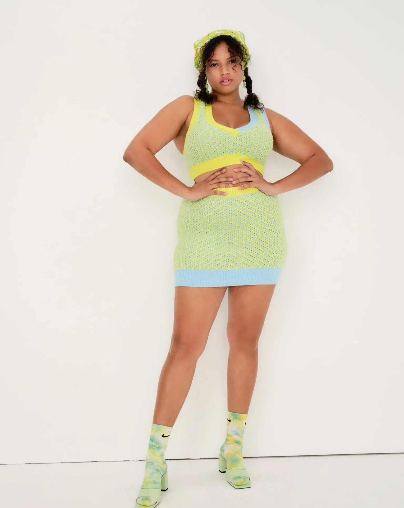 jacinda_mini_skirt_9.webp New For Love & Lemons Jacinda Mini Skirt Green