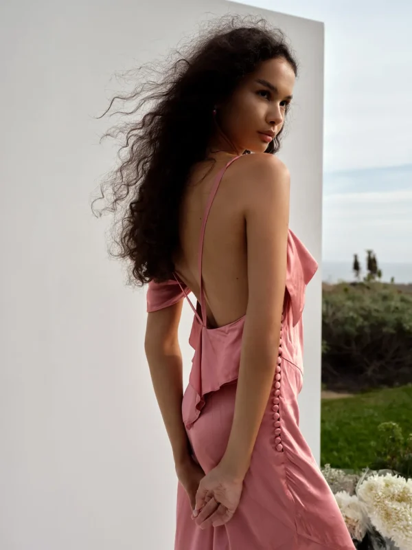 Sale For Love & Lemons Jewel Maxi Dress Pink