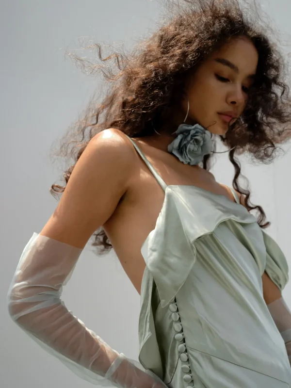 Hot For Love & Lemons Jewel Maxi Dress Green