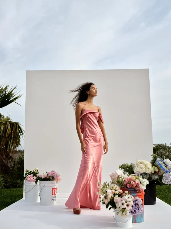 Sale For Love & Lemons Jewel Maxi Dress Pink