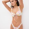 Shop For Love & Lemons Joey Swim Top Beige