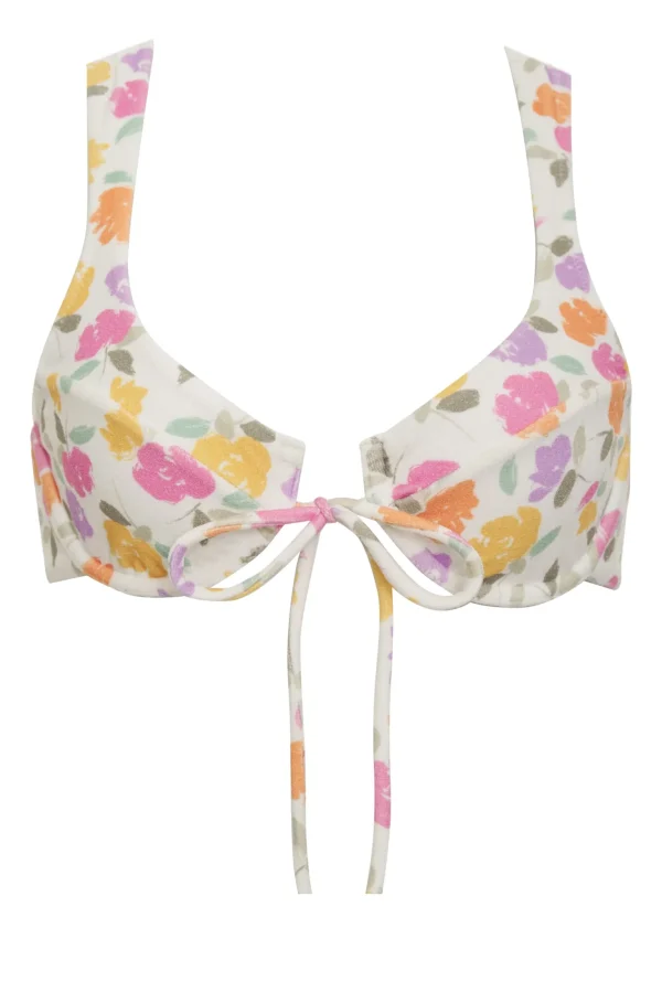 Shop For Love & Lemons Joey Swim Top Beige