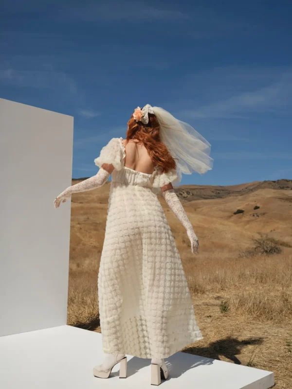 Online For Love & Lemons Josey Bridal Gown Ivory