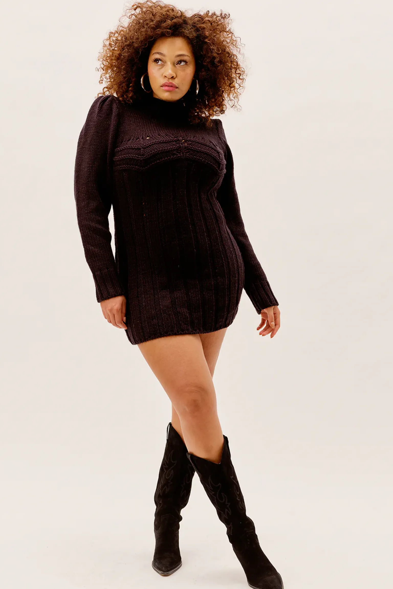 jules_sweater_dress_1-1.webp Best Sale For Love & Lemons Jules Sweater Dress Black