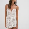 Discount For Love & Lemons Julia Mini Dress White