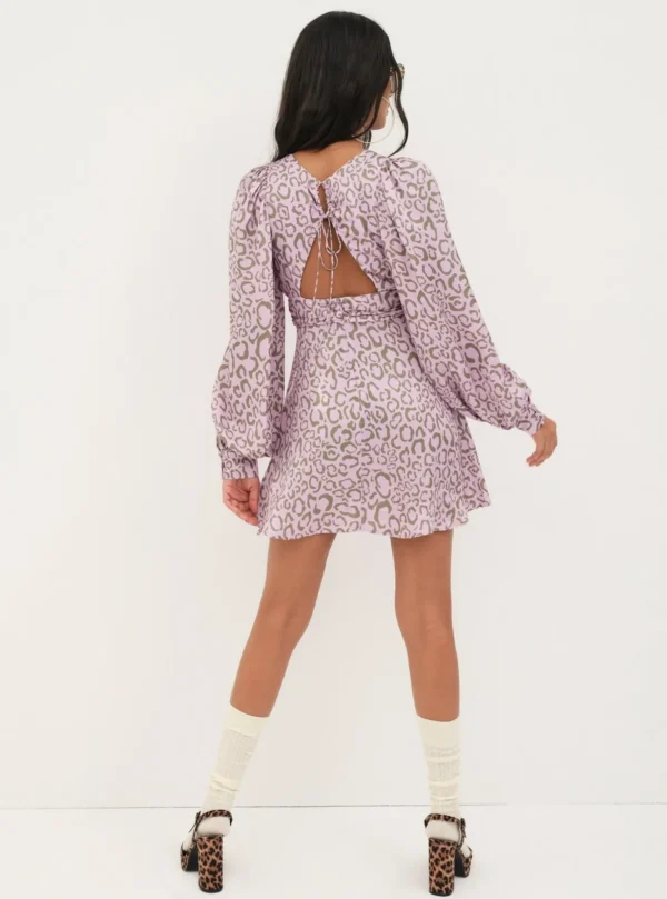 Best Sale For Love & Lemons June Mini Dress Purple