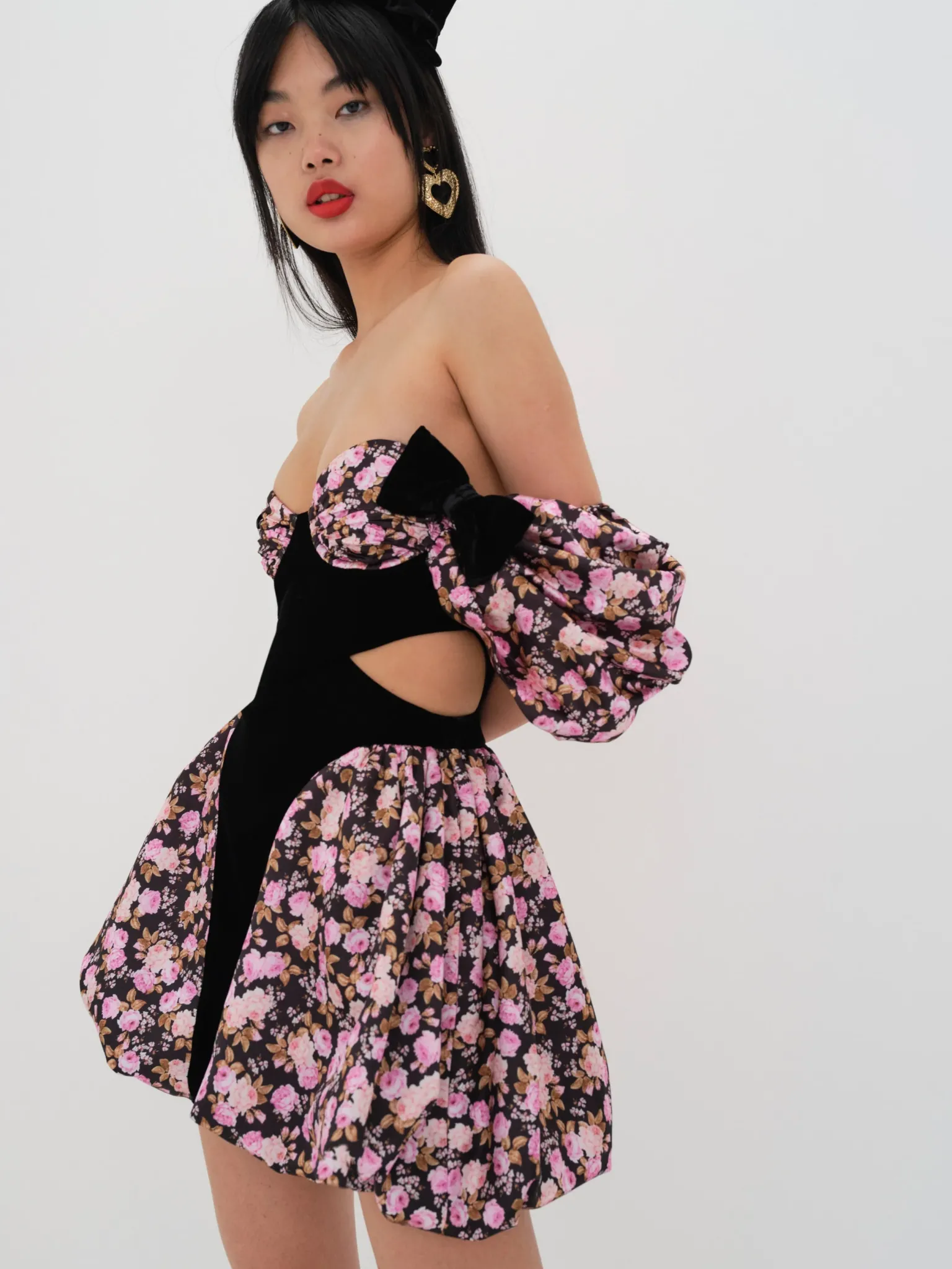 kate_mini_dress_3.webp New For Love & Lemons Kate Mini Dress Black
