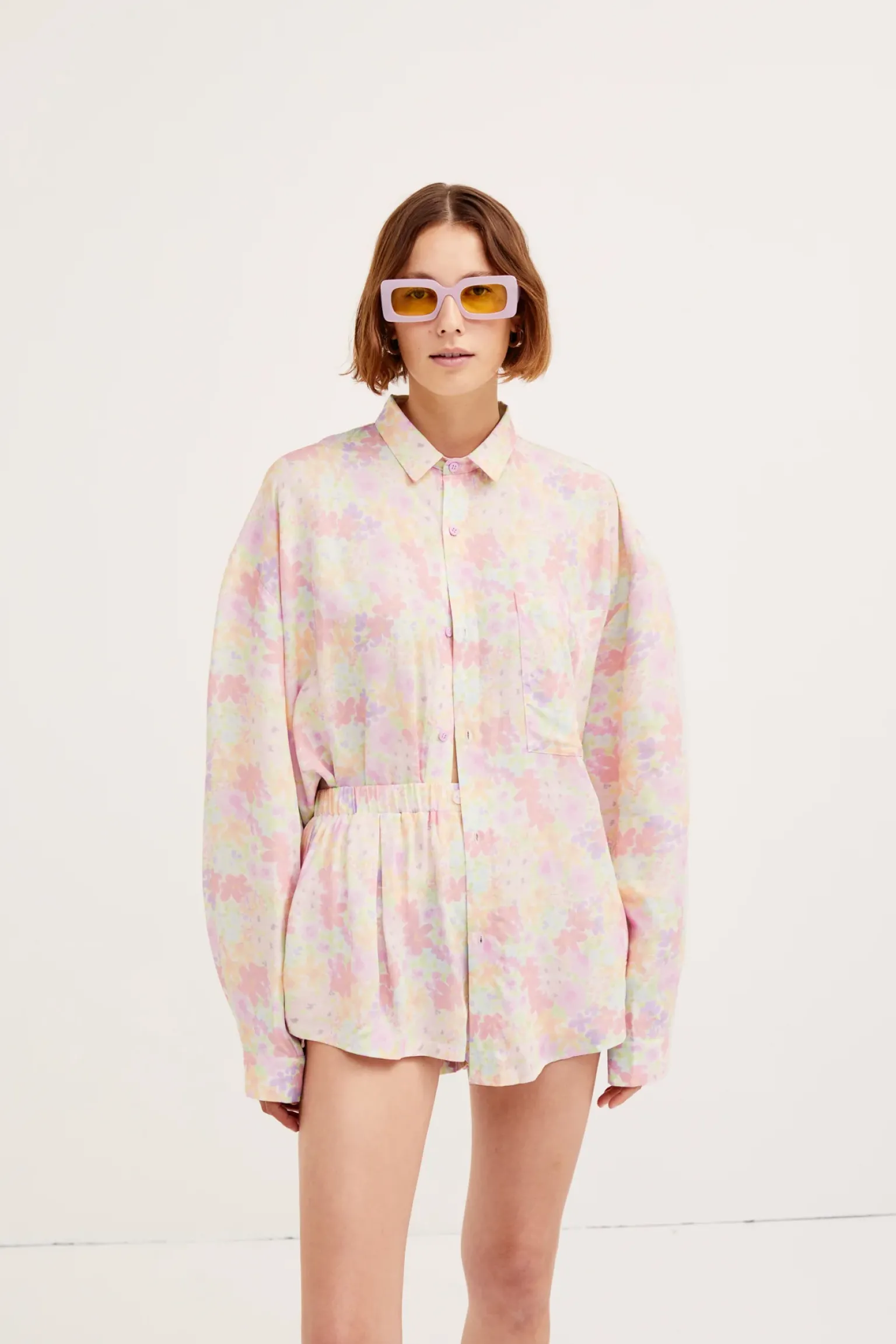 kennedy_button_up_top_5.webp Cheap For Love & Lemons Kennedy Button Up Top Pink