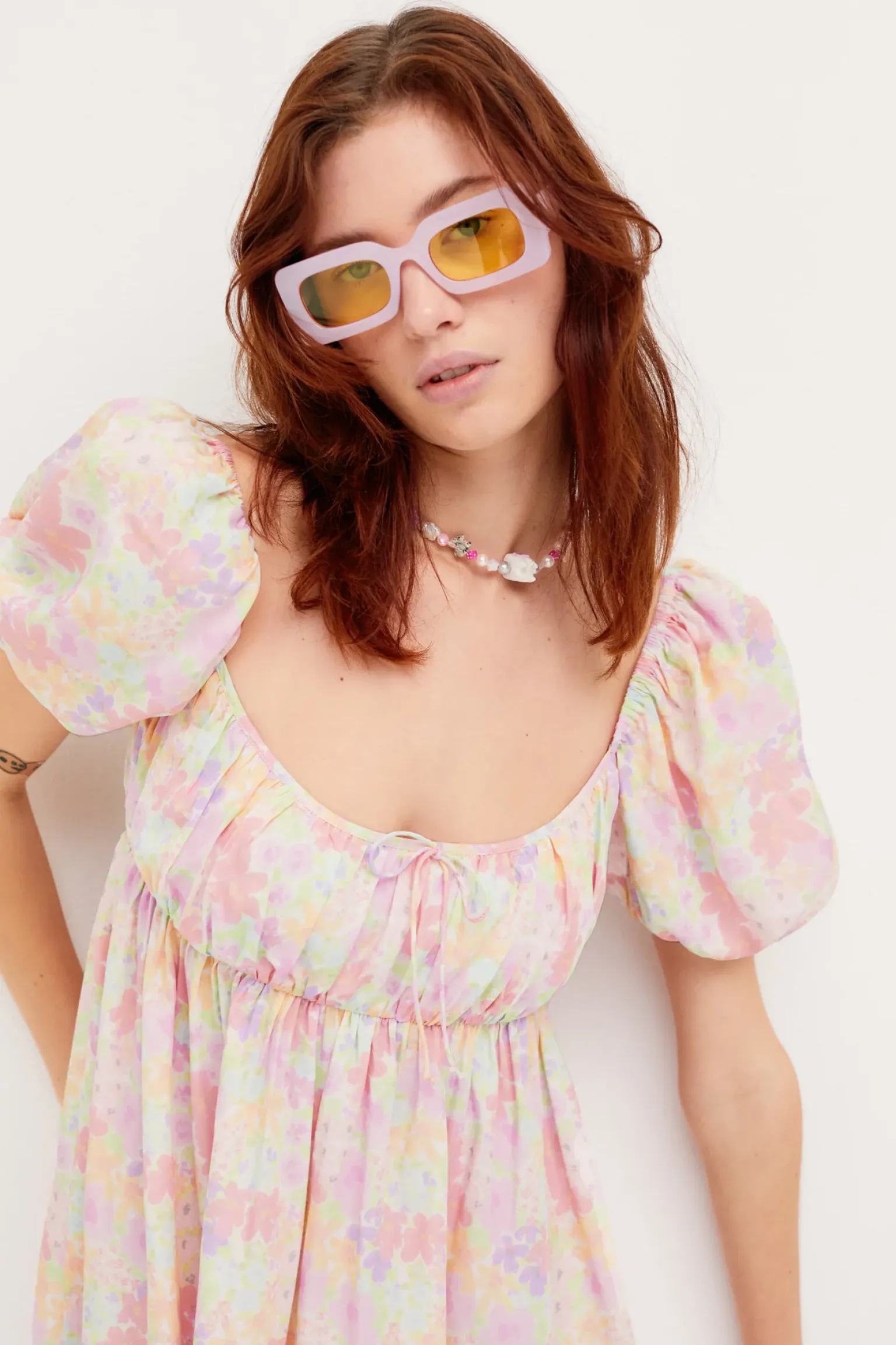 kennedy_mini_dress_3.webp New For Love & Lemons Kennedy Mini Dress Pink
