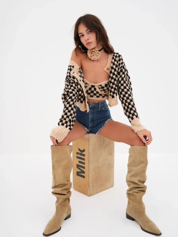 Shop For Love & Lemons Lana Bustier Top Black