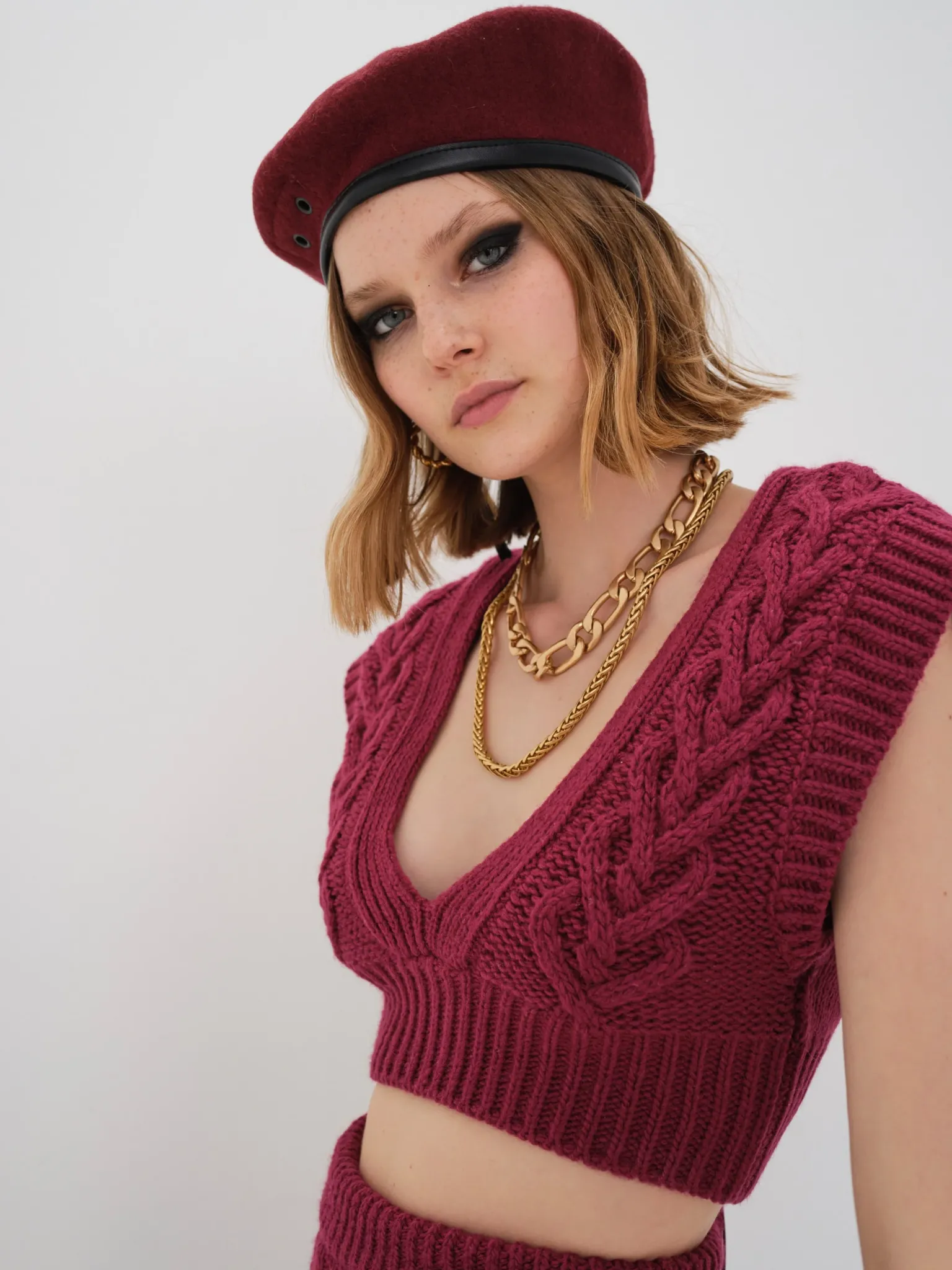 layton_cropped_vest_0.webp Sale For Love & Lemons Layton Cropped Vest Neutral