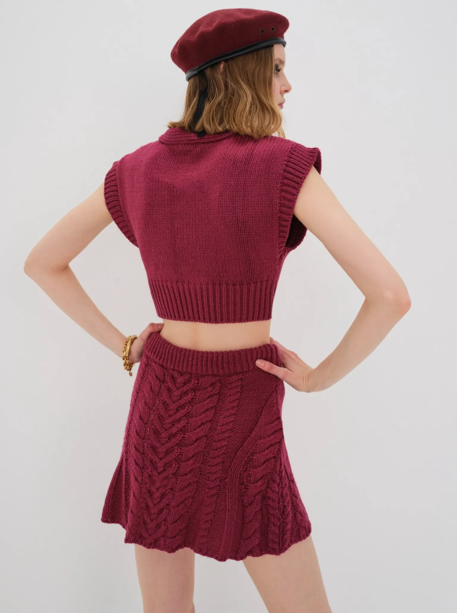 layton_cropped_vest_2.webp Sale For Love & Lemons Layton Cropped Vest Neutral