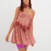 Best Sale For Love & Lemons Layton Mini Dress Multi