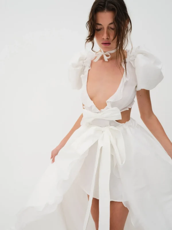 Hot For Love & Lemons Leia Bridal Gown White