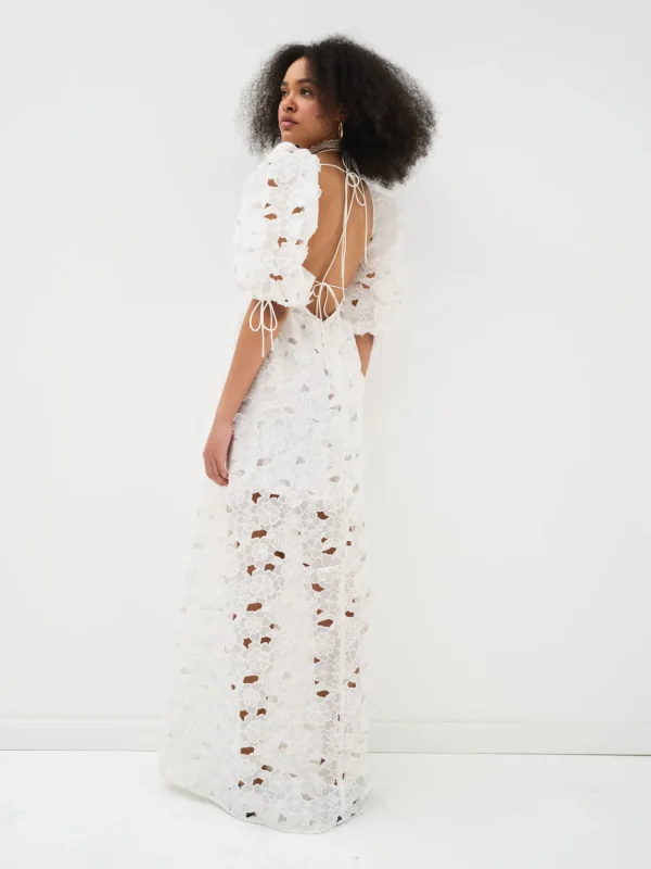 Best Sale For Love & Lemons Leighton Maxi Dress White