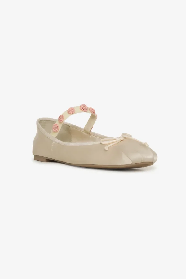 Clearance For Love & Lemons Lilly Ballet Flats Ivory