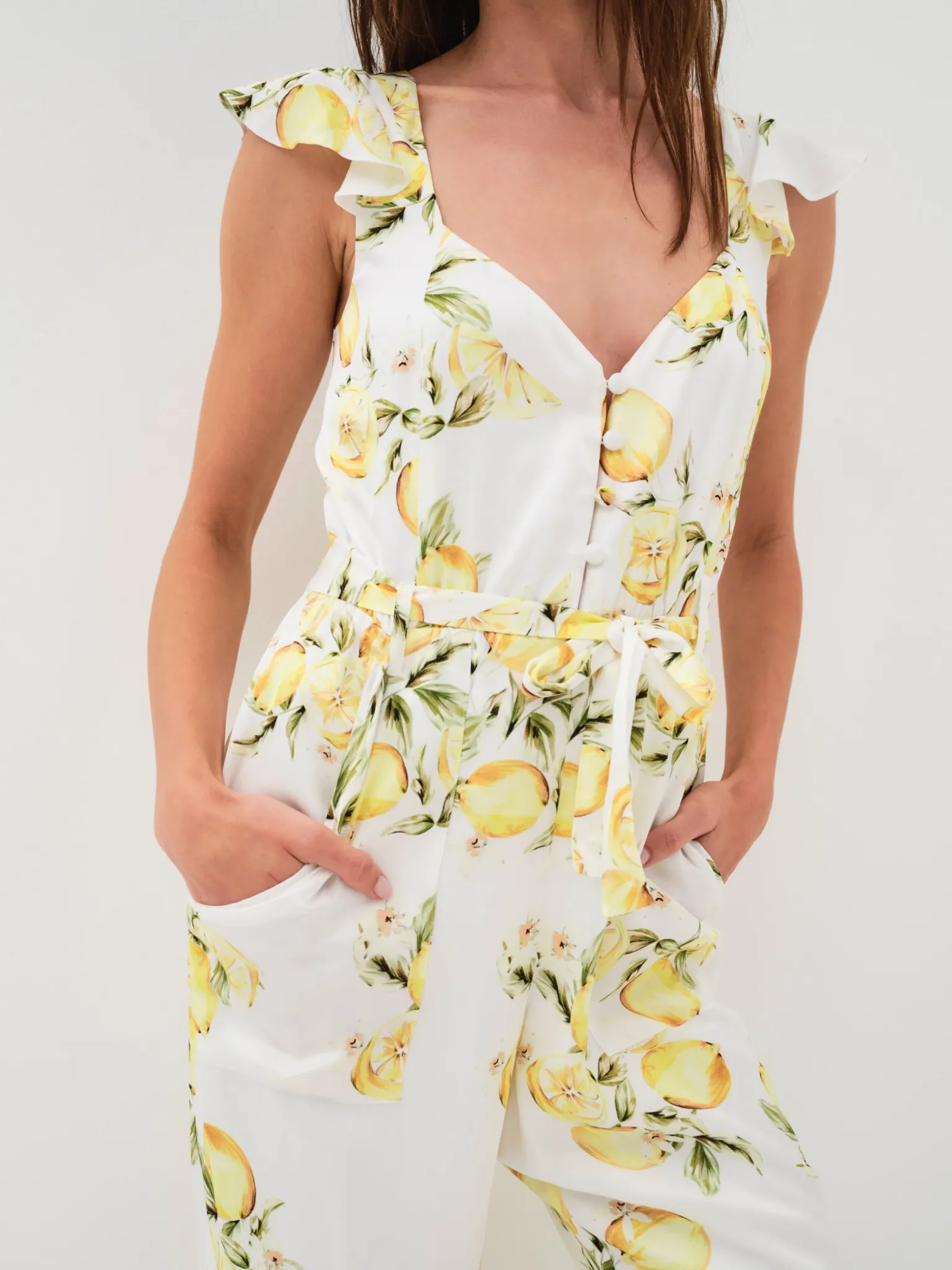 limonada_jumpsuit_1.webp Online For Love & Lemons Limonada Jumpsuit Yellow