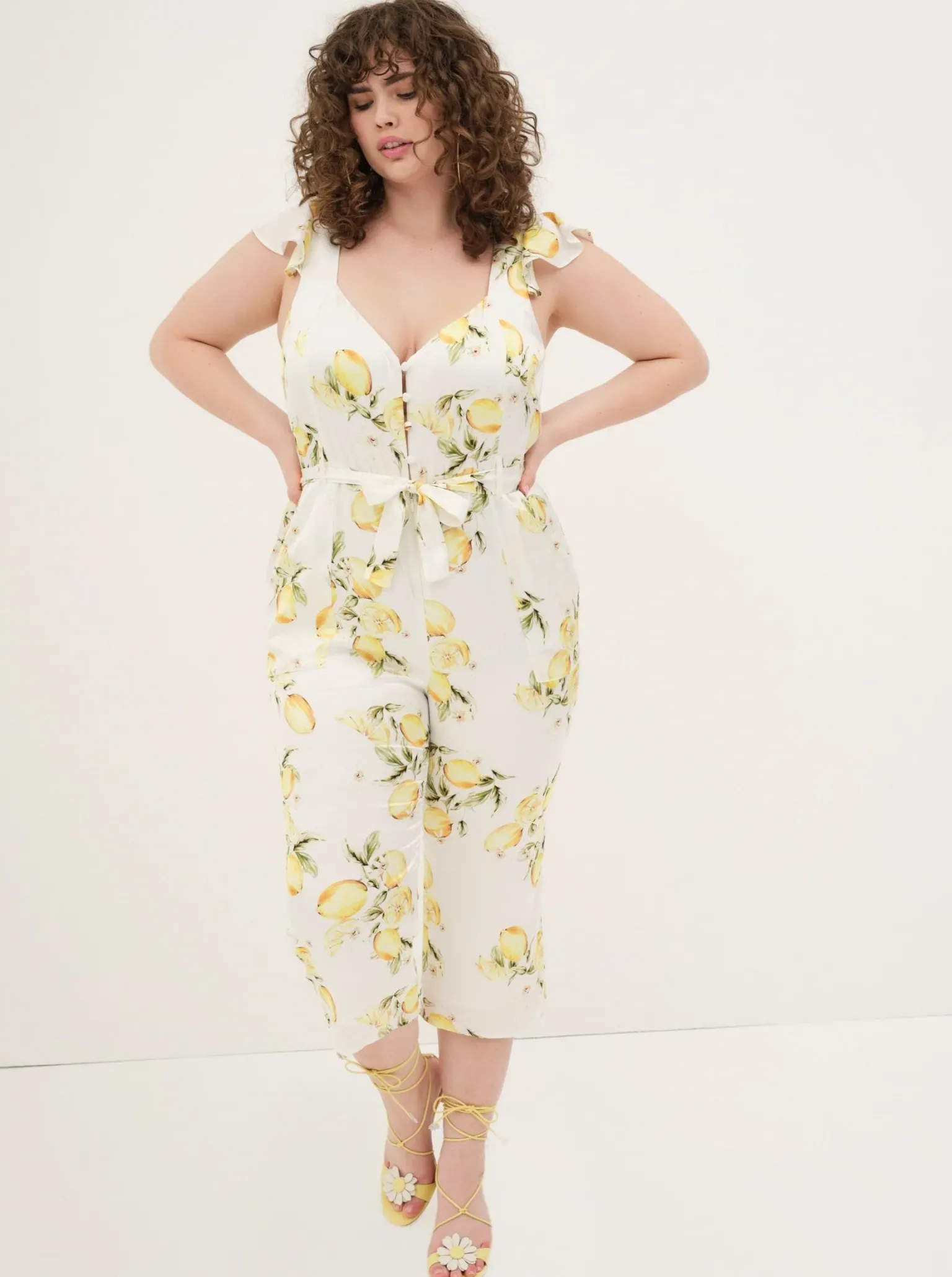 limonada_jumpsuit_5.webp Online For Love & Lemons Limonada Jumpsuit Yellow