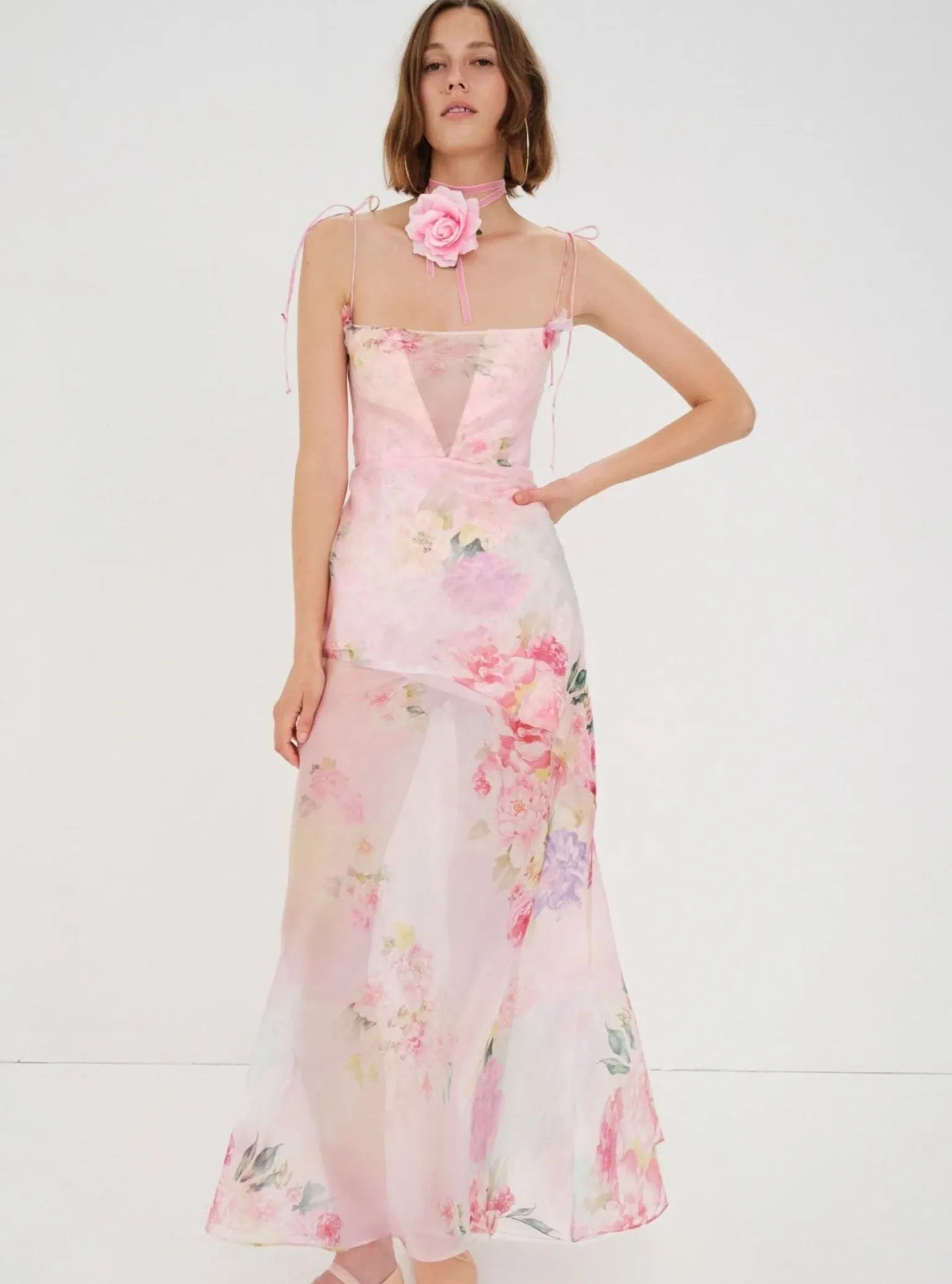 lisa_maxi_dress_0.webp Clearance For Love & Lemons Lisa Maxi Dress Pink