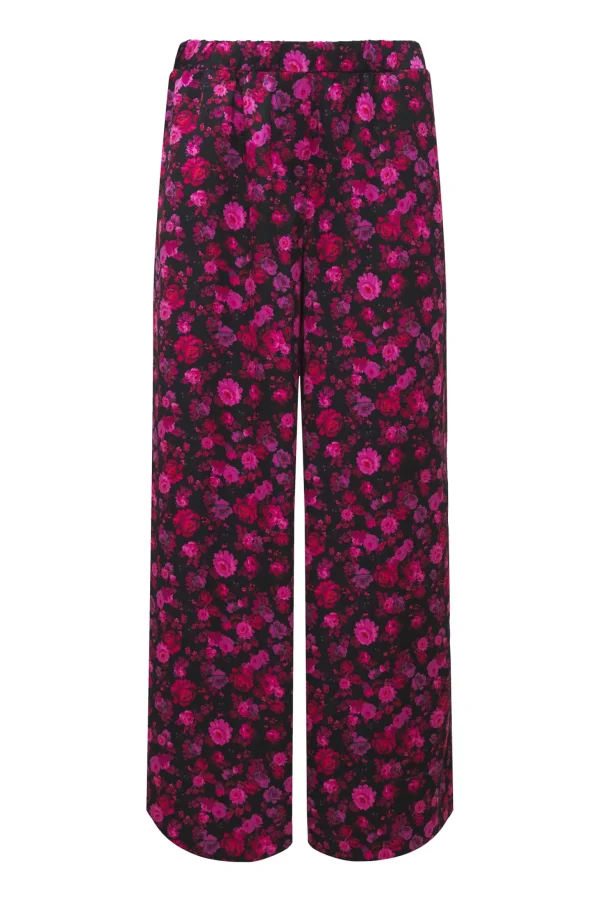 New For Love & Lemons Lola Long Pj Pant Black