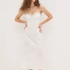Cheap For Love & Lemons Lola Midi Dress White