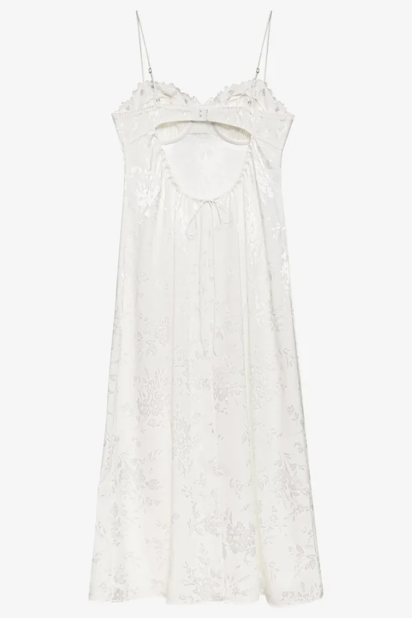 Cheap For Love & Lemons Lola Midi Dress White
