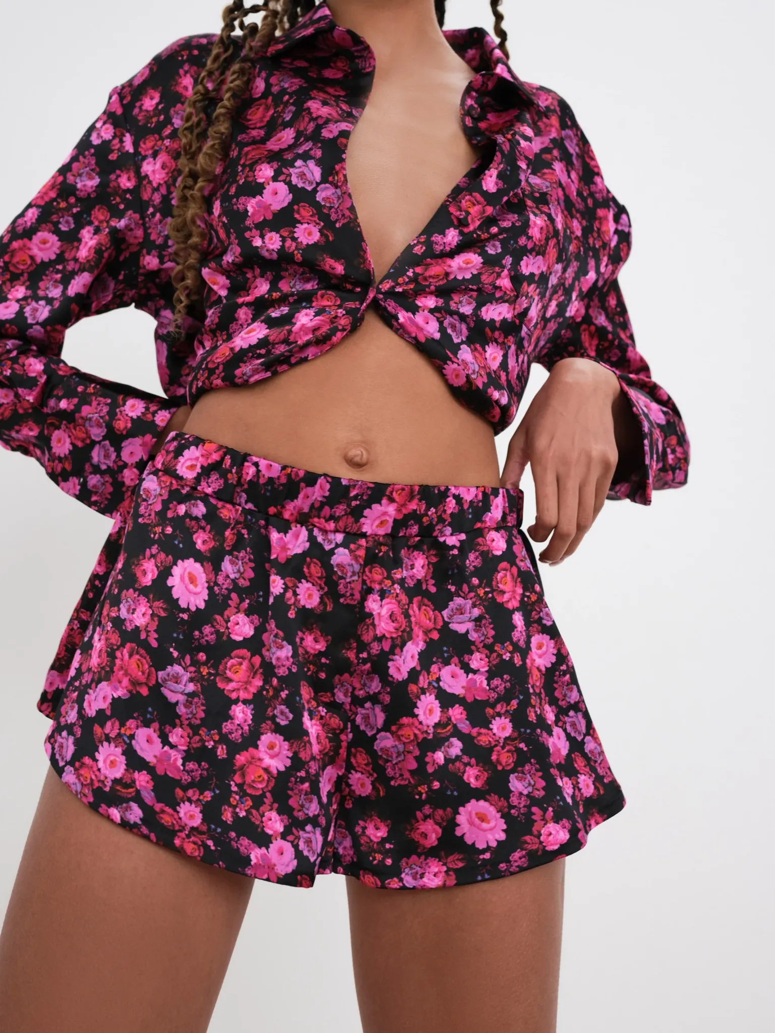 lola_pj_short_0.webp Cheap For Love & Lemons Lola Pj Short Black