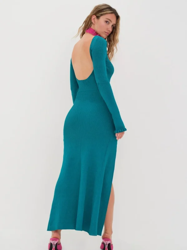 Hot For Love & Lemons Lorelei Maxi Dress Green