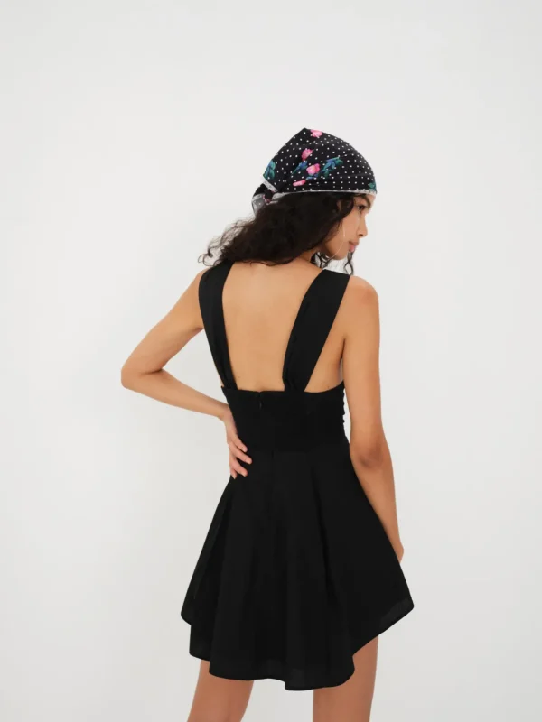 Clearance For Love & Lemons Lottie Mini Dress Black