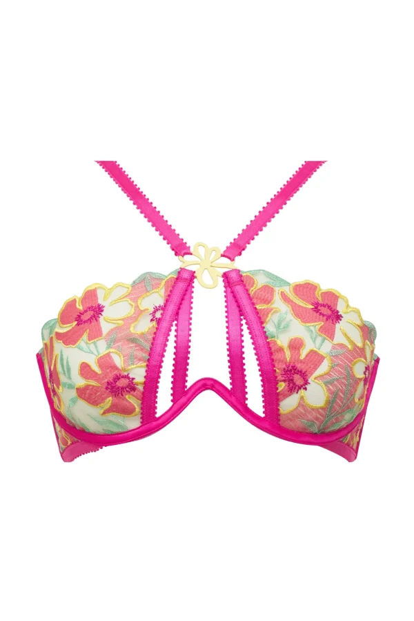Fashion For Love & Lemons Lucy Monowire Bra Pink