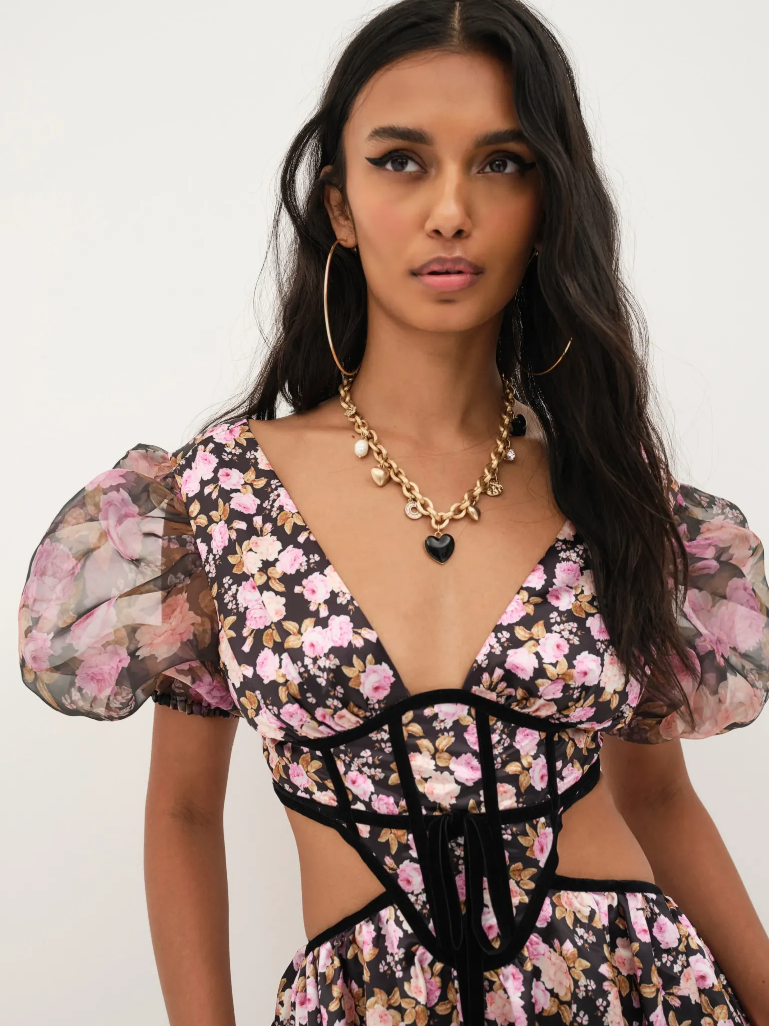 maddison_midi_dress_1.webp Hot For Love & Lemons Maddison Midi Dress Black
