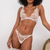 Sale For Love & Lemons Mae Thong Panty White