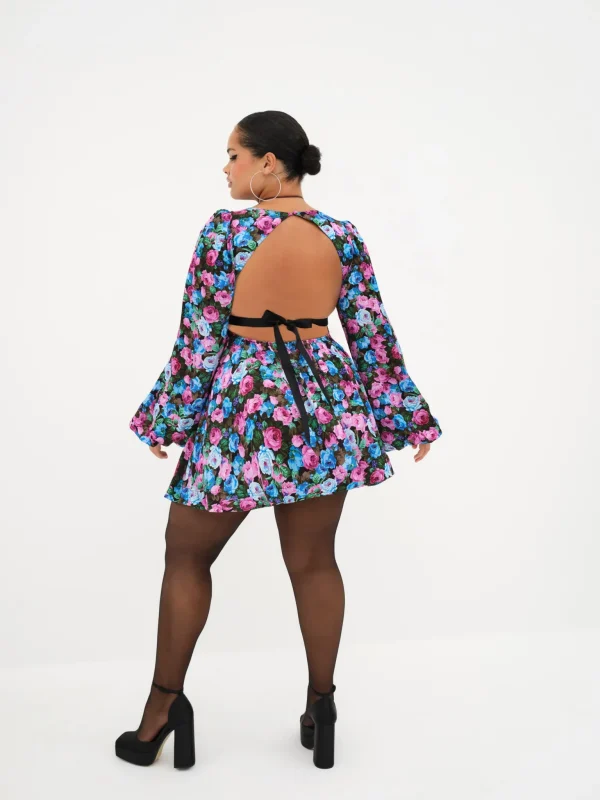 Outlet For Love & Lemons Maggie Mini Dress Blue