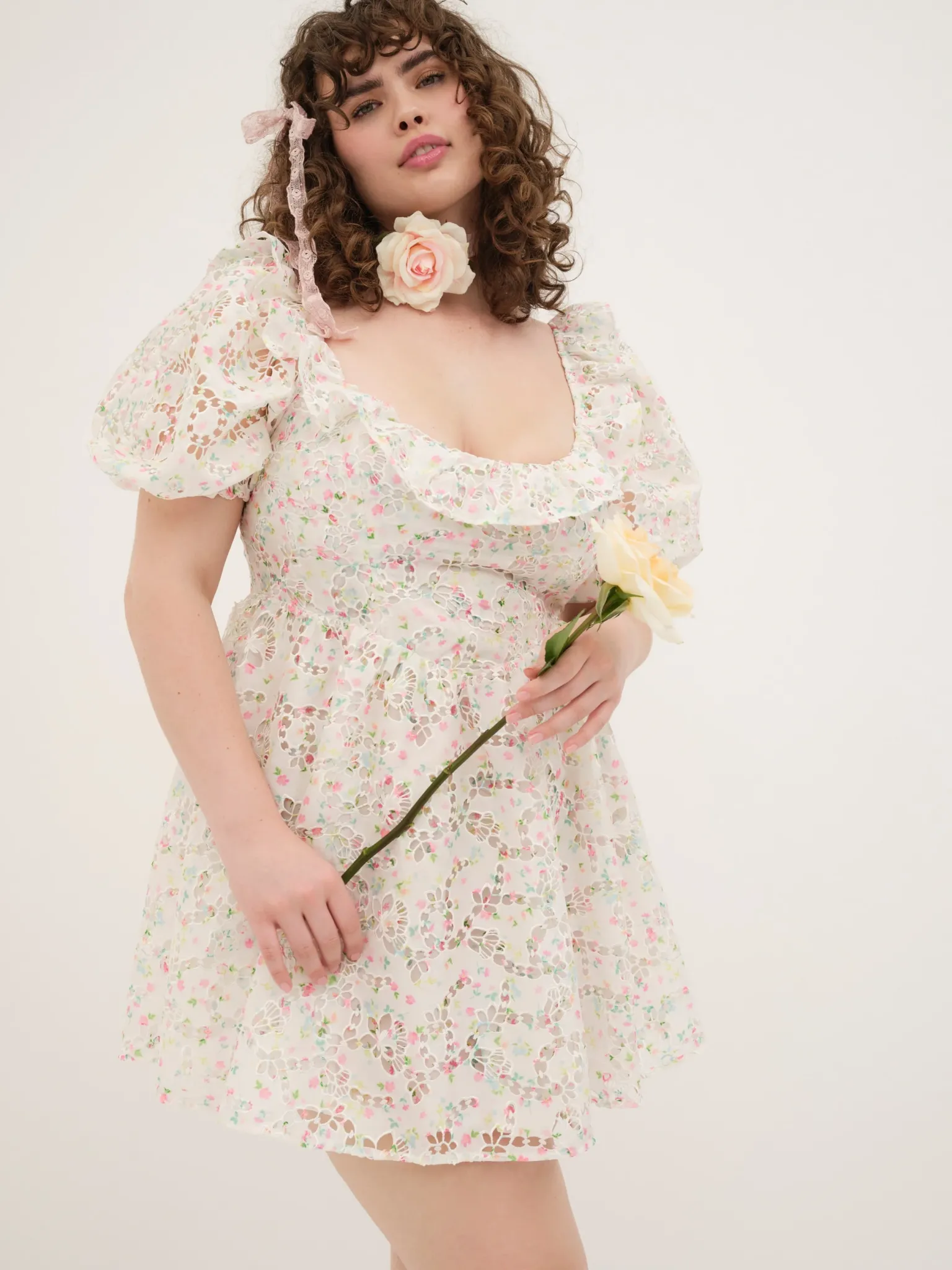 magnolia_mini_dress_5.webp Fashion For Love & Lemons Magnolia Mini Dress White