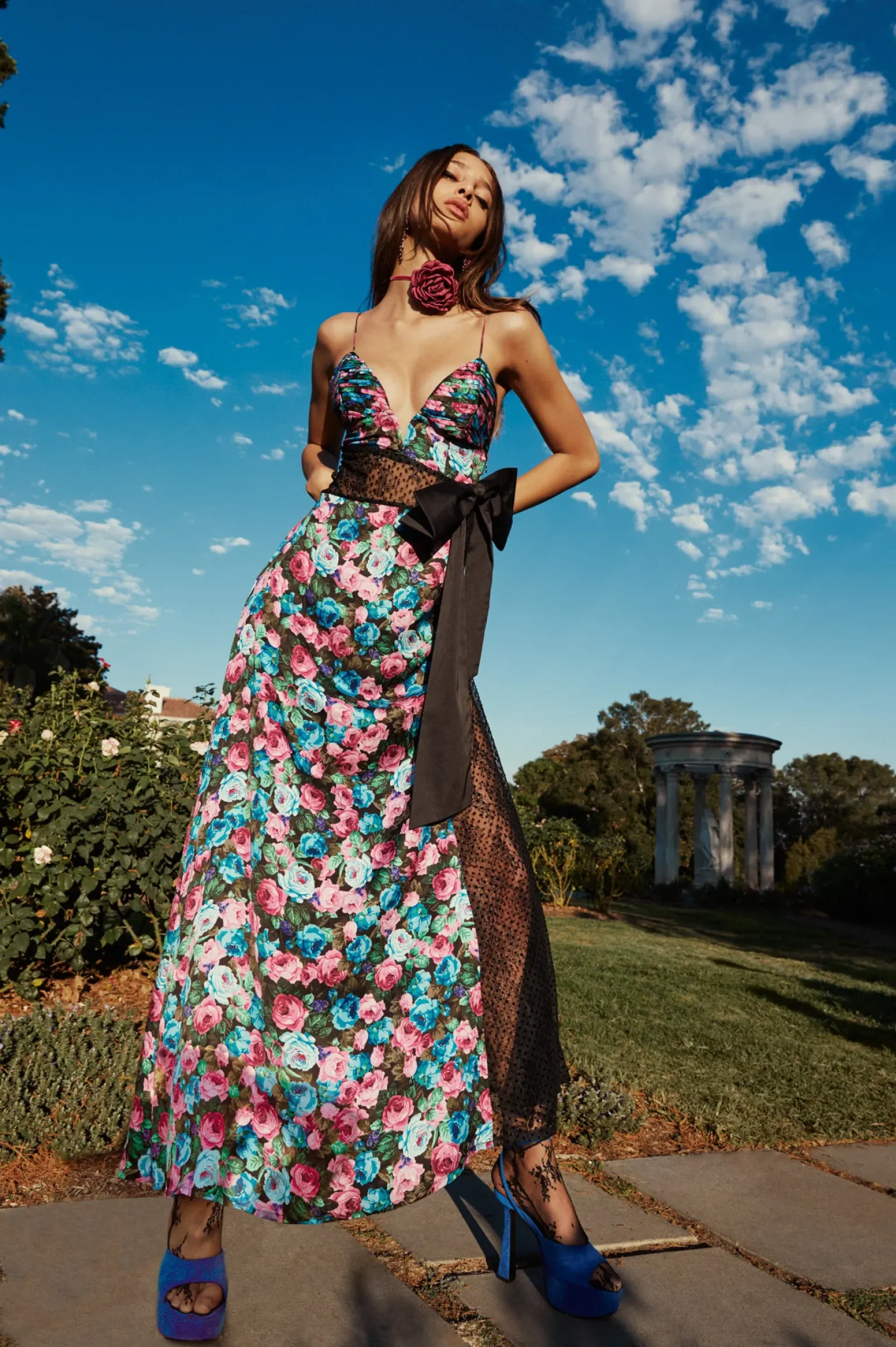 marley_maxi_dress_3.webp Clearance For Love & Lemons Marley Maxi Dress Blue