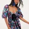 Sale For Love & Lemons Marley Mini Dress Blue