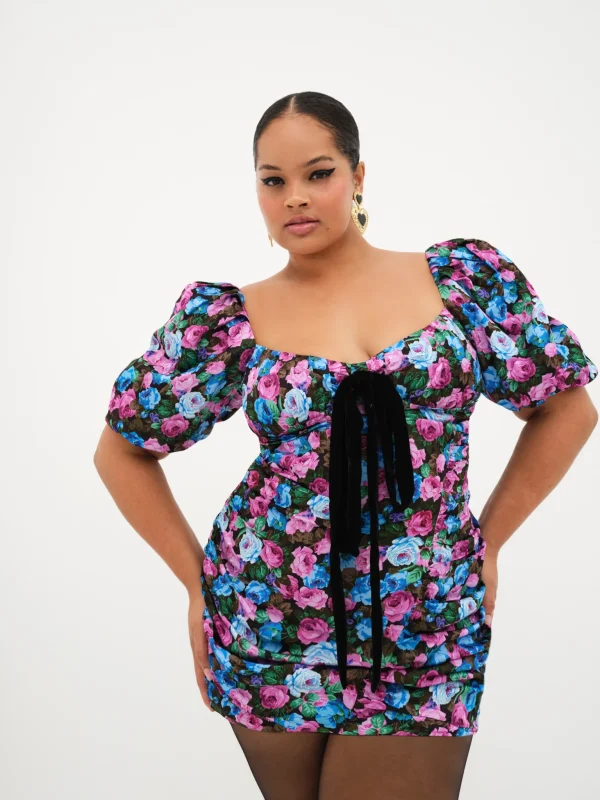 Sale For Love & Lemons Marley Mini Dress Blue