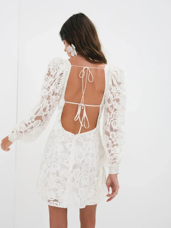 Outlet For Love & Lemons Maureen Mini Dress White