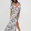 Flash Sale For Love & Lemons Megan Maxi Dress Purple