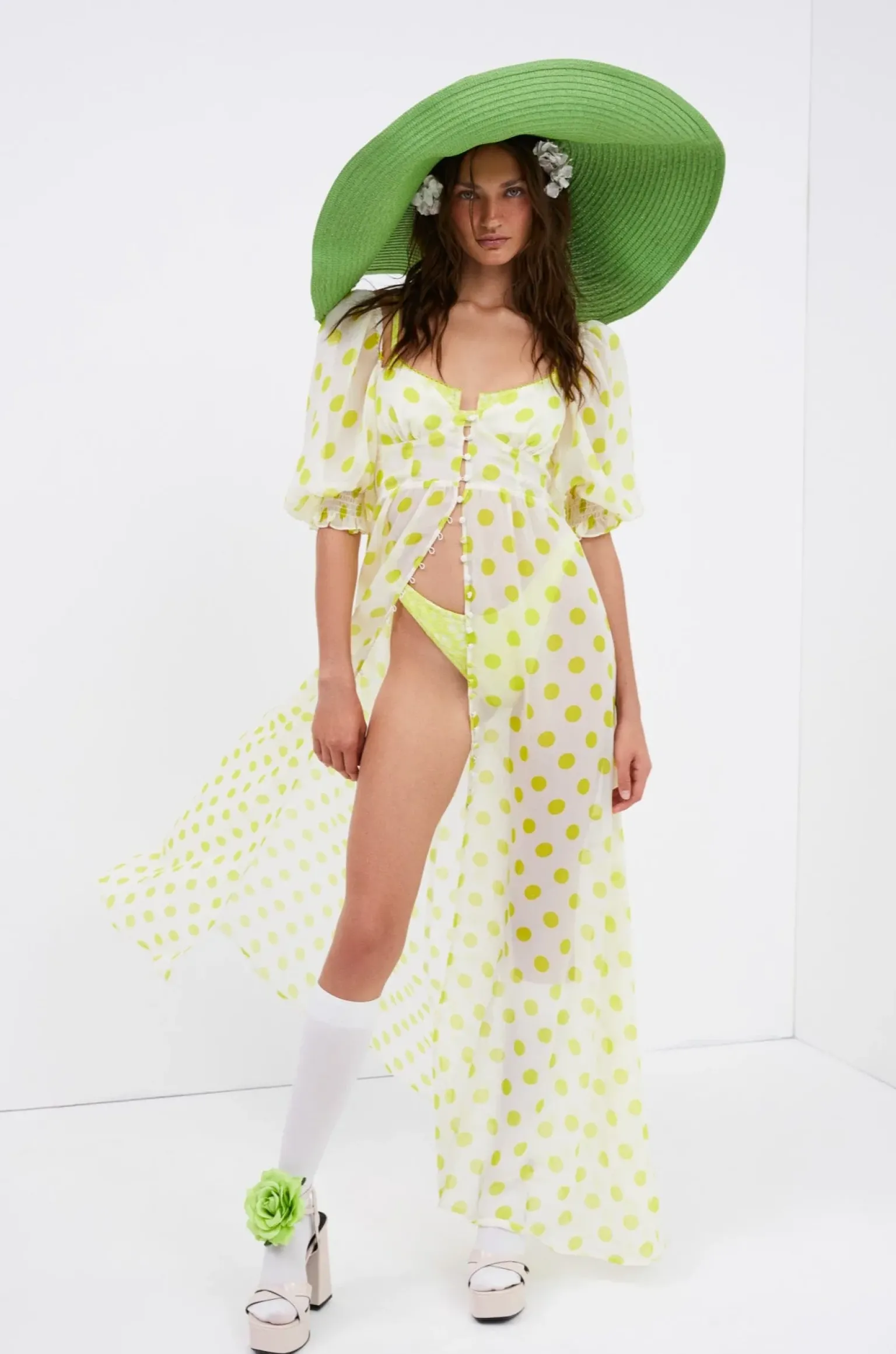 megan_maxi_dress_1.webp Cheap For Love & Lemons Megan Maxi Dress Green