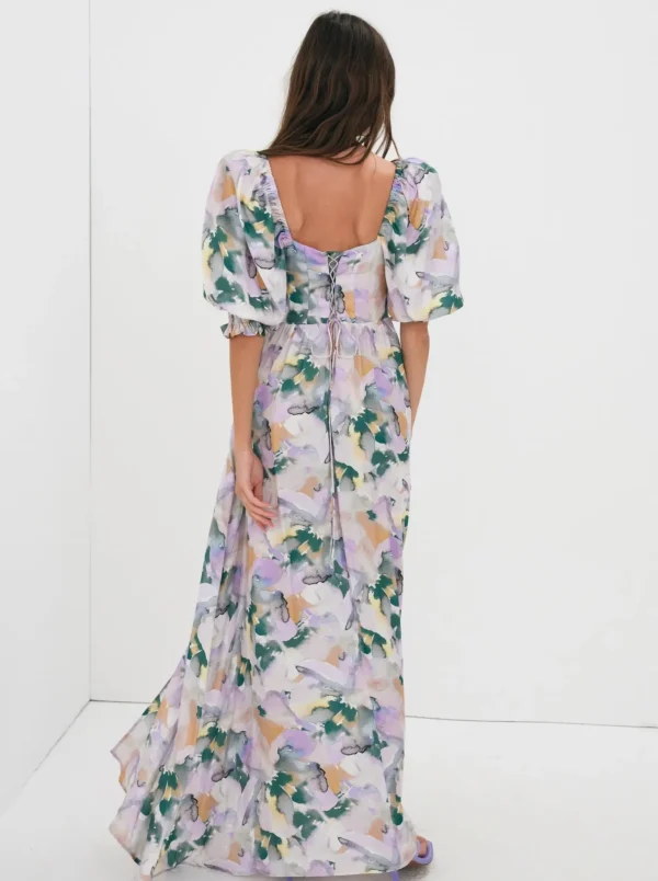 Flash Sale For Love & Lemons Megan Maxi Dress Purple