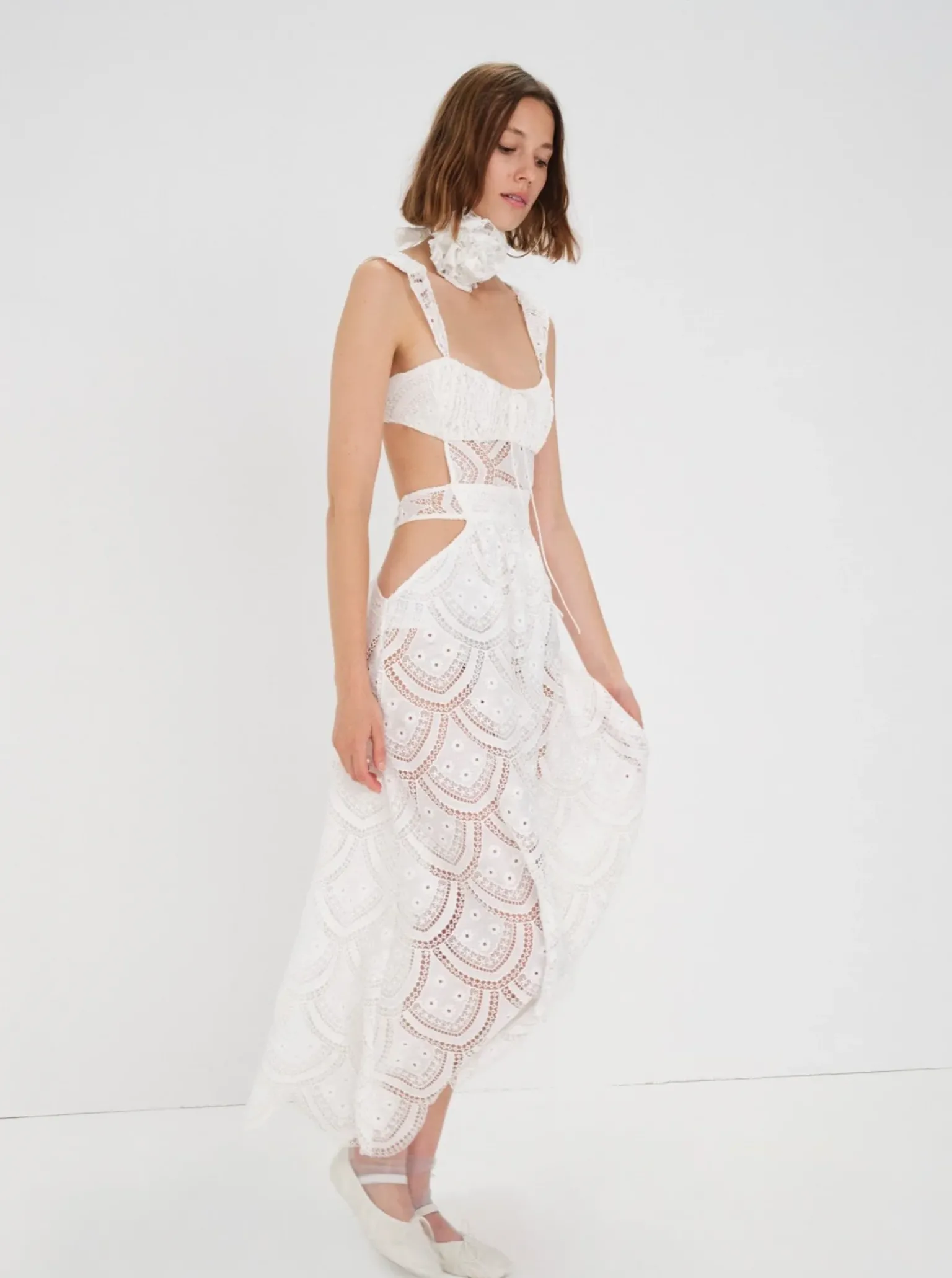 megan_midi_dress_2.webp Best For Love & Lemons Megan Midi Dress White