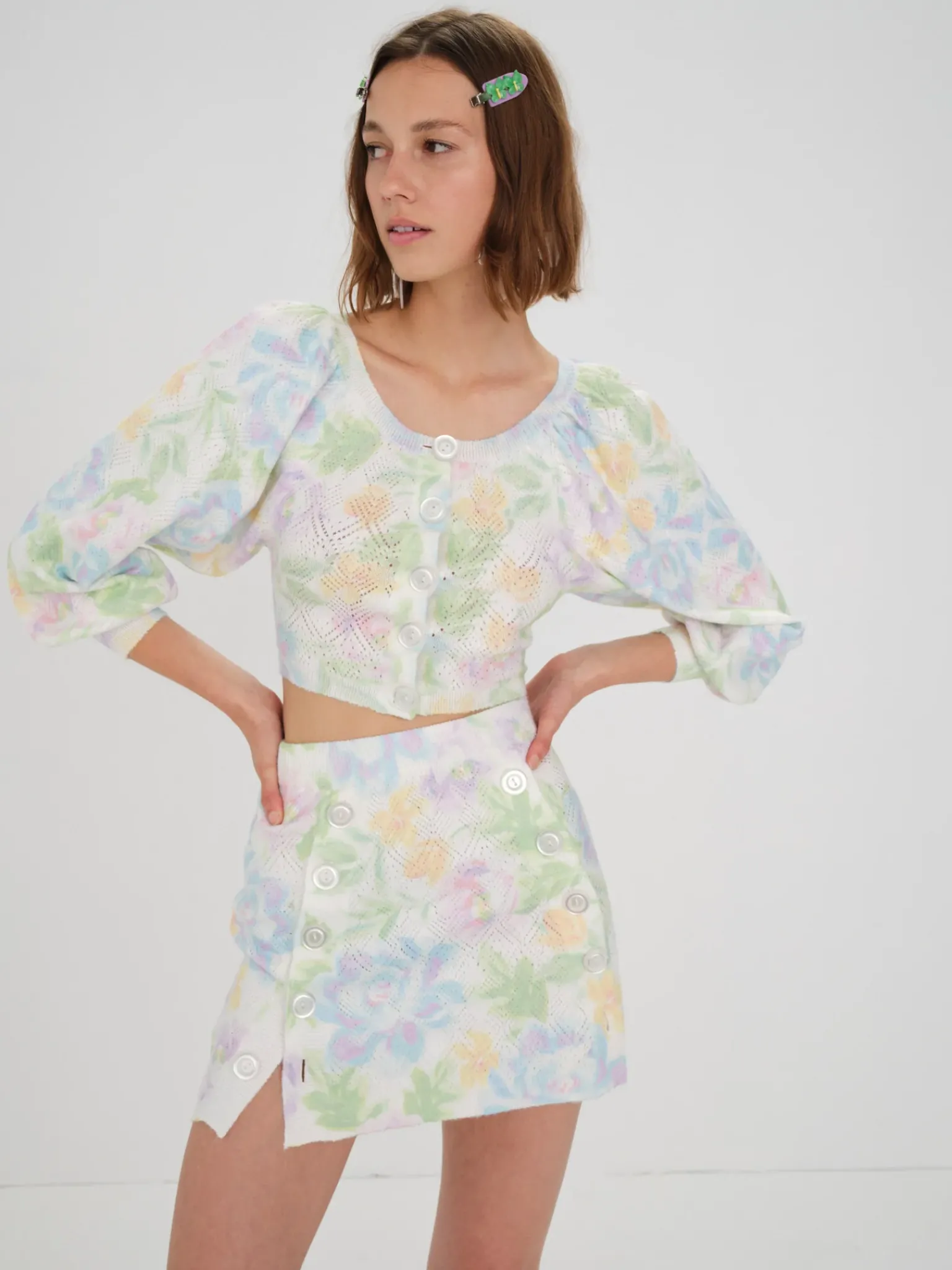 merrick_cardigan_0.webp Store For Love & Lemons Merrick Cardigan Multi