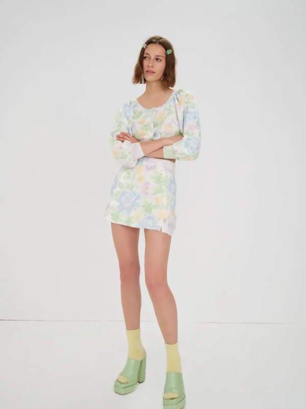 Store For Love & Lemons Merrick Cardigan Multi